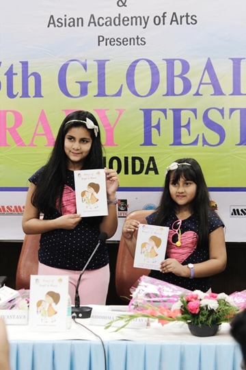 Diary Of Angel & Ginie A Book By The youngest co-authors Blessed by The CM of Madhya Pradesh Shri Shivraj Singh Chouhan