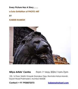 EVERY PICTURE HAS A STORY An exhibition of Photographs by Kabeer Ramesh at Nitya Artists Centre