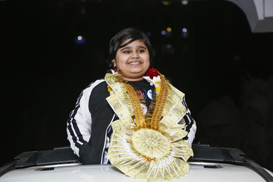 TAARE ZAMEEN PAR  – WINNER BIREN DANG RECEIVED GRAND WELCOME BY GURGAON COMMUNITY