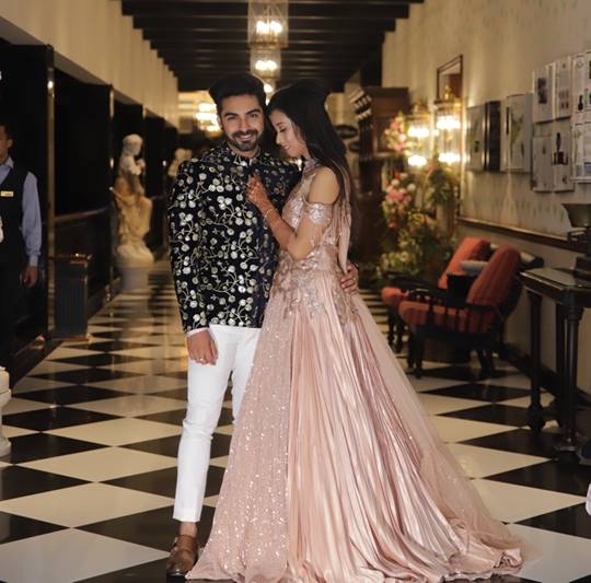 TV actor Paras Madaan  and Soumita Das who heads a production house got engaged on March 7th in a lavish ceremony in Siliguri