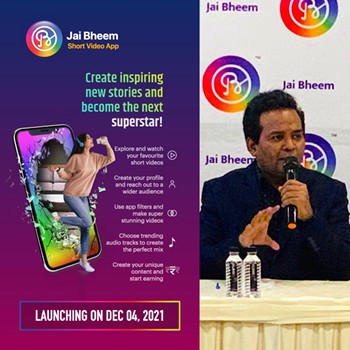 JAI BHEEM  An App That Launches On December 4 Gives Young Indians A Platform To Enhance Their Skills Through Short Videos –  CEO Girish Wankhede