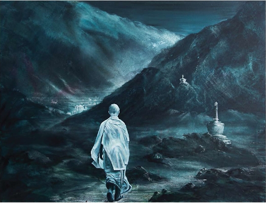 Fragrance of My Soil – 20th Solo show of Paintings By Well-known artist K.K. Gandhi At Jehangir Art Gallery