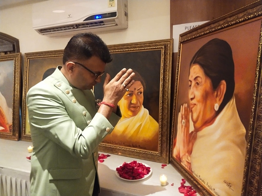 Philanthropist Dr  Aneel Kashi Murarka donates Lata Mangeshkar art collection to raise funds to support Cancer Patients Aid Association – CPAA