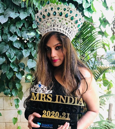 Sapna Sirsat  Winner Of Mrs India Universe 2020-21Tourism