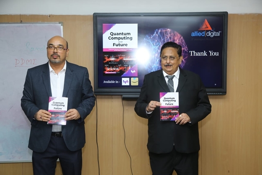 Book Release Quantum Computing and Future  Authored by Mr  Utpal Chakraborty  Chief Digital Officer  Allied Digital Services Ltd