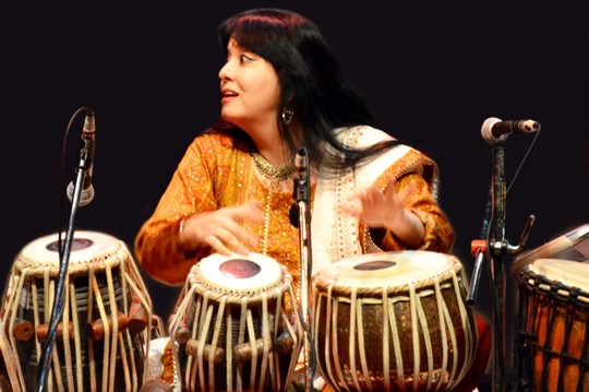 Anuradha Pal in Tabla Jugalbandi with herself is story telling at its interactive best