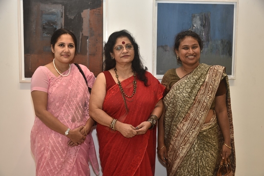 Najma Akhter’s 11th Solo Show  Lyrical Abstraction – Bangladesh At The Core Well-Received At The Jehangir Art Gallery Mumbai