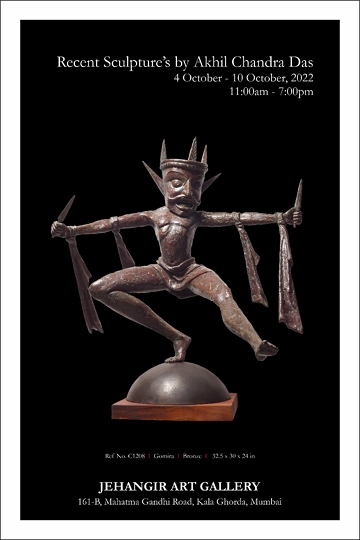Recent Sculptures by Renowned sculptor Akhil Chandra Das in Jehangir Art Gallery