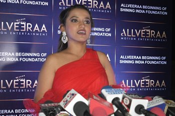 Grand Launching Of Allveeraa Motion Entertainment Presents Luxurious Designer Runway Charity Walk By Deepali Kambale