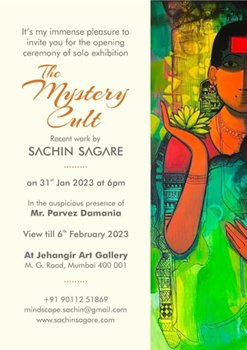 THE MYSTERY CULT An Exhibition Of Paintings By Contemporary Artist Sachin Sagare