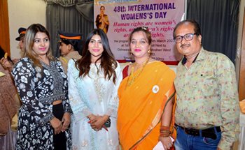 Anushkaa Daas of Moon Charitable Foundation celebrate the Women’s day Presence of Anup Jalota – Dilip Sen – Inspector Rajani Salunkhe – Vinod Mishra