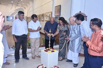 VISCERAL REALMS Solo Show Of Paintings By Well-Known Artist Hina Bhatt In Nehru Centre Art Gallery