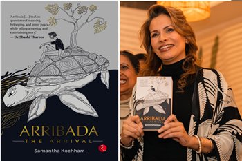 Fashionista Samantha Kochharr arrives at the literary scene with her debut book Arribada – The Arrival