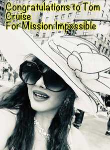 Congratulations To Tom Cruise For Mission Impossible 2023 – Angel Tetarbe Miss Glamourface World INDIA