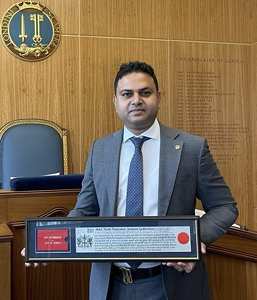 India-Born Dr  Abdul Basit Syed Awarded FREEDOM OF THE CITY OF LONDON For Global Humanitarian And Educational Contributions