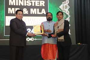 Minister- MP And MLA Gold Award 2024 NDMC Auditorium New Delhi